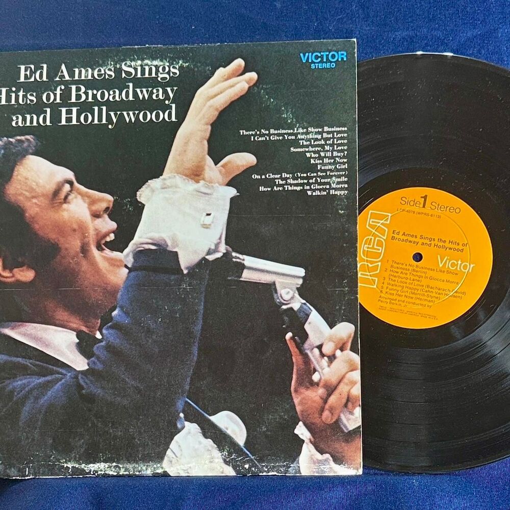 Ed Ames - Hits of Broadway and Hollywood, 1970, vinyl record vinyl #music